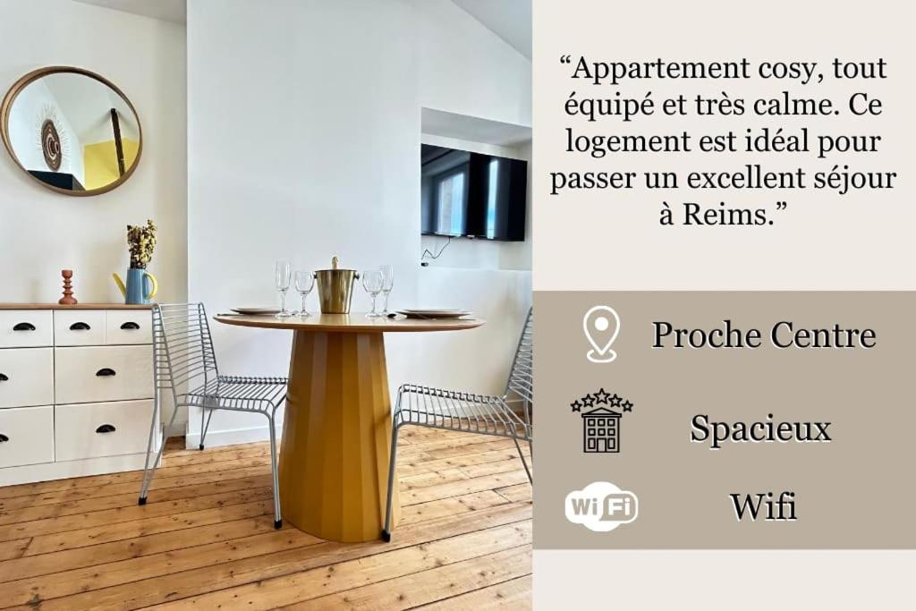 Ete Magnifique T2 Tout Equipe Proche Centre-Ville Reims Dış mekan fotoğraf